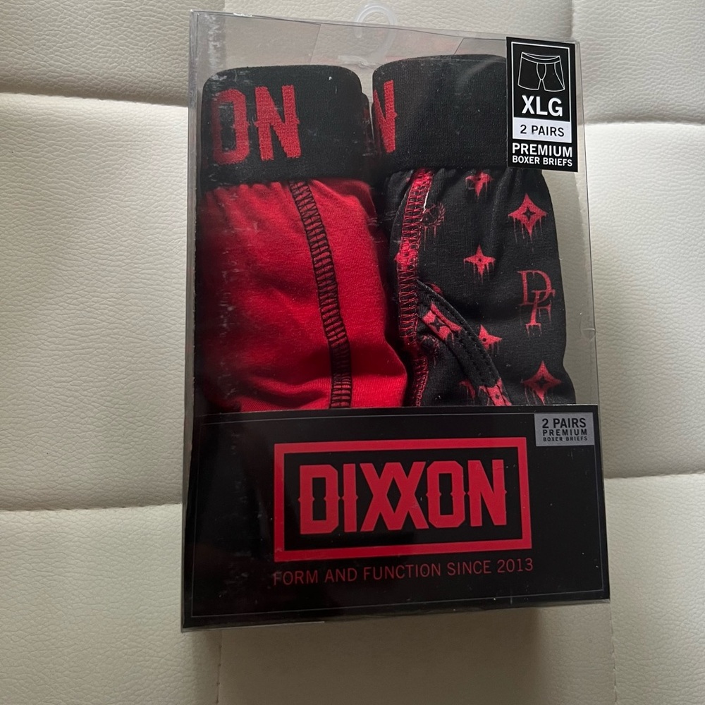 DIXXON Bold Red and Black Boxer Briefs